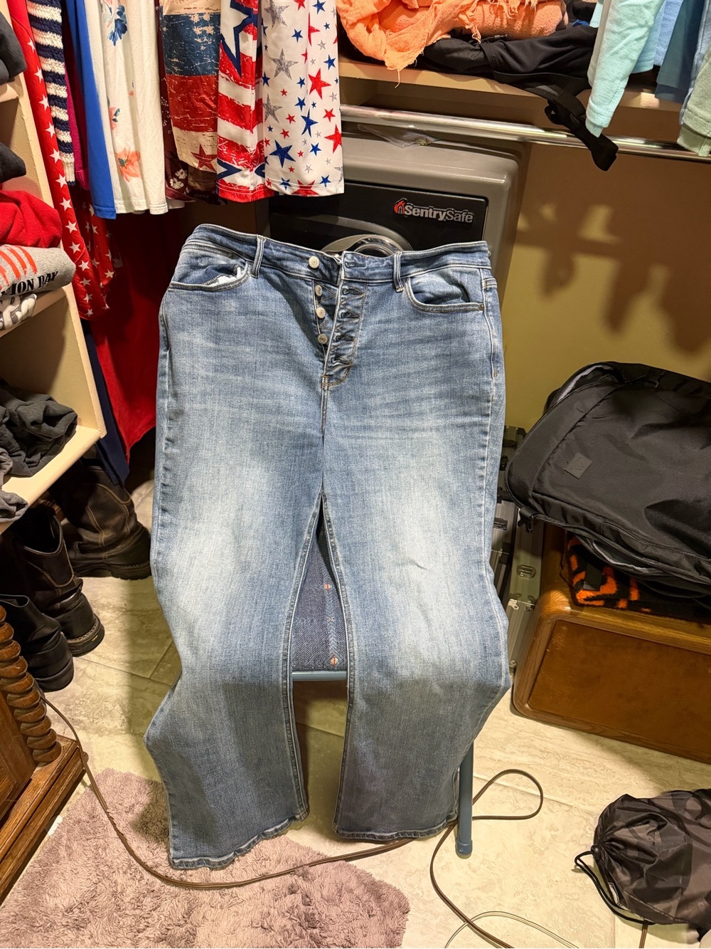 Judy Blue Light Blue High-Rise Button-Fly Bootcut Jeans